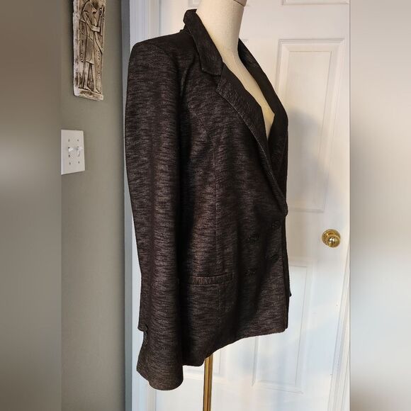 BCBGeneration Dark Grey/Black Boyfriend Blazer - Size Small - Picture 10 of 11
